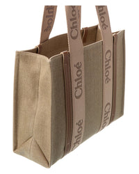 Chloé Woody Medium Canvas Tote