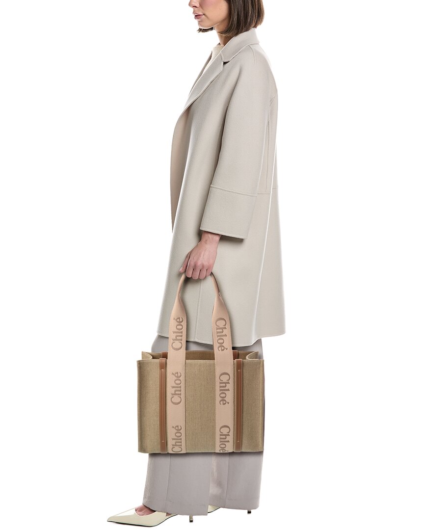 Chloé Woody Medium Canvas Tote