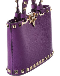 Valentino Rockstud Mini Leather Tote