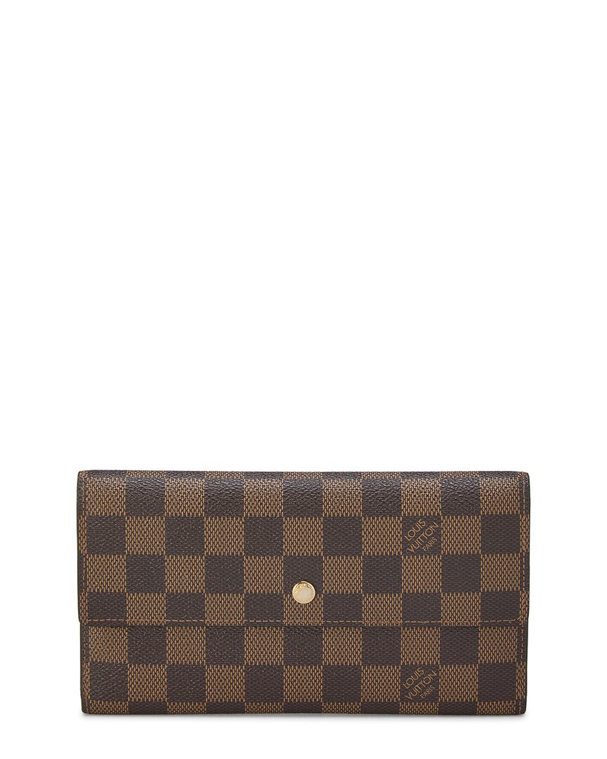 Pre-Owned Louis Vuitton Brown Damier Ebene International (Authentic Pre-Loved)