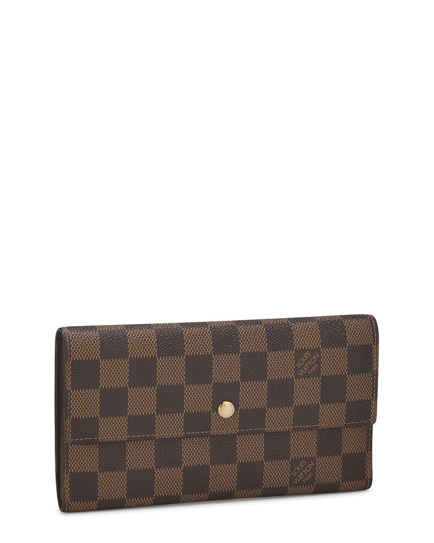 Pre-Owned Louis Vuitton Brown Damier Ebene International (Authentic Pre-Loved)
