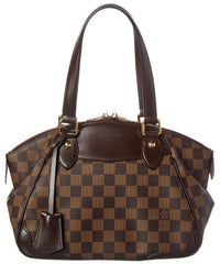 Louis Vuitton Louis Vuitton Brown Damier Ebene Coated Canvas Verona Pm (Authentic Pre-Loved)