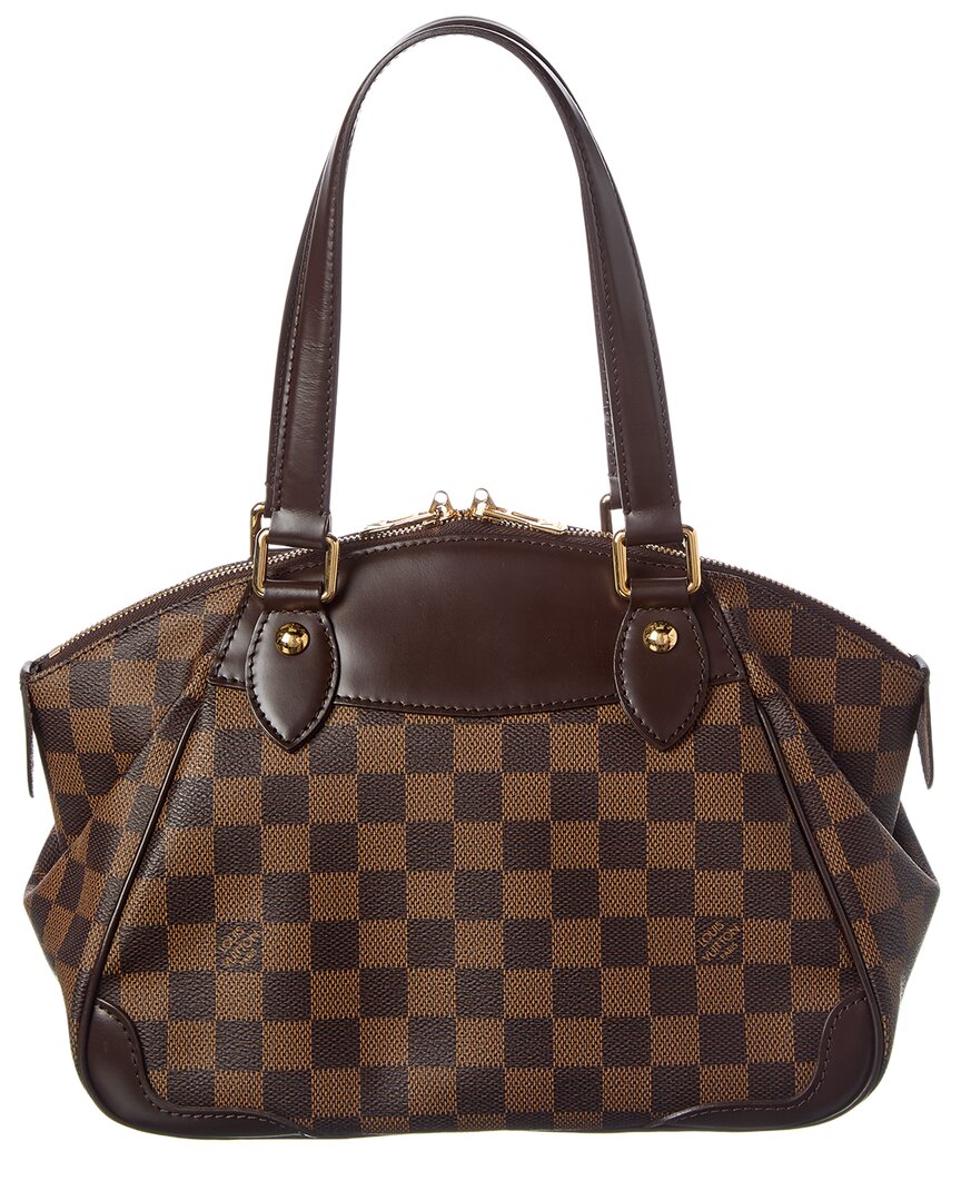 Louis Vuitton Louis Vuitton Brown Damier Ebene Coated Canvas Verona Pm (Authentic Pre-Loved)