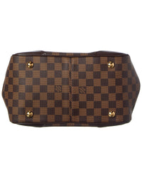 Louis Vuitton Louis Vuitton Brown Damier Ebene Coated Canvas Verona Pm (Authentic Pre-Loved)