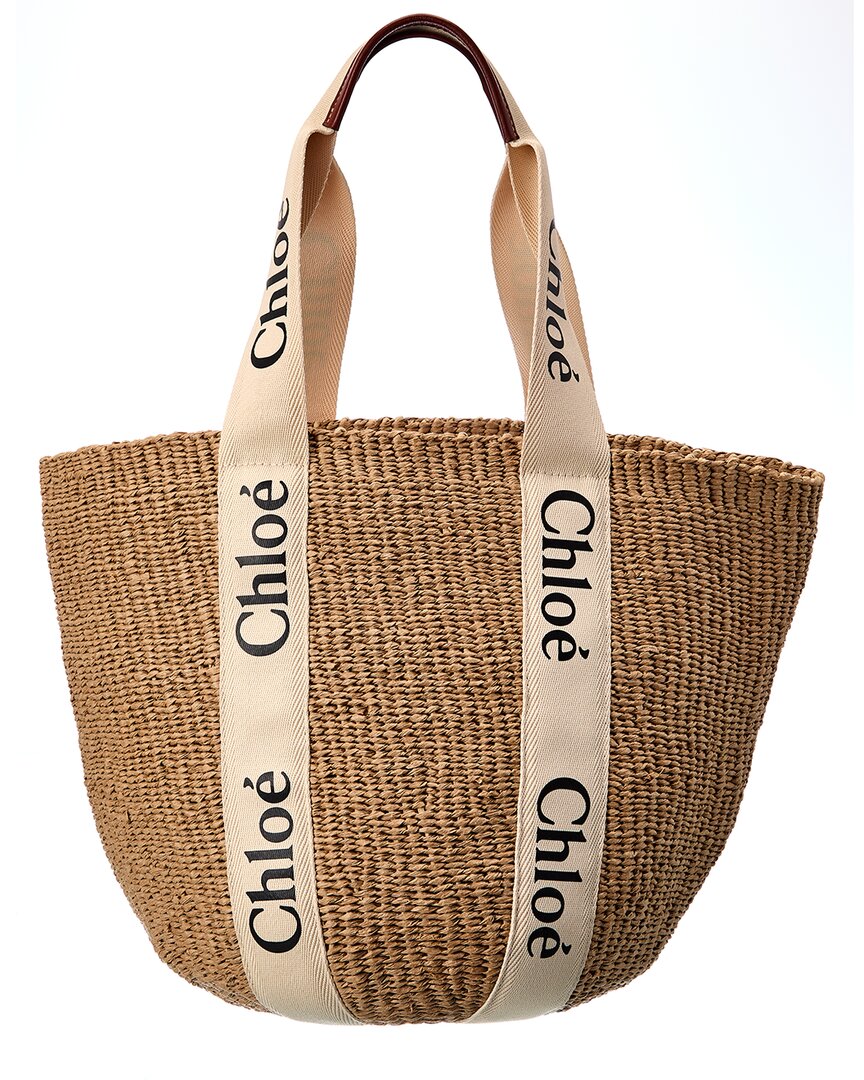 Chloé Chloé Woody Large Basket Tote