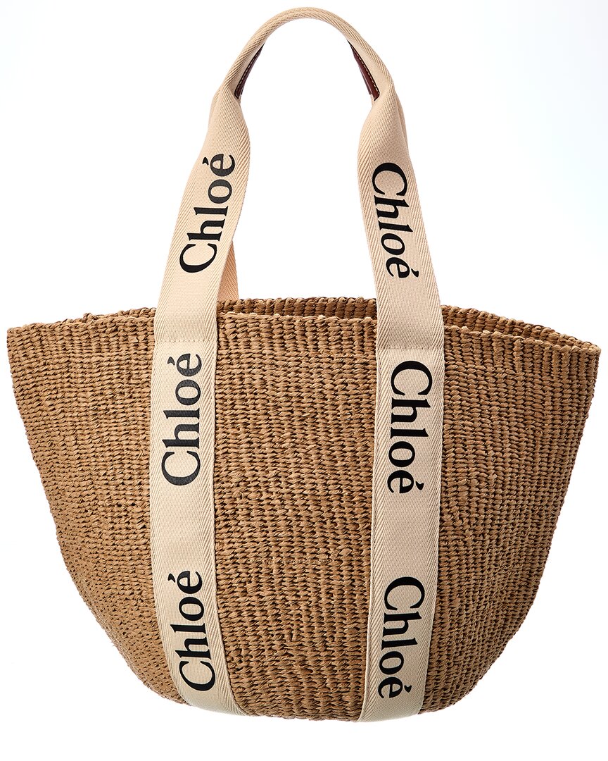 Chloé Chloé Woody Large Basket Tote