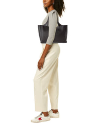 Tod’S Logo Medium Leather Tote
