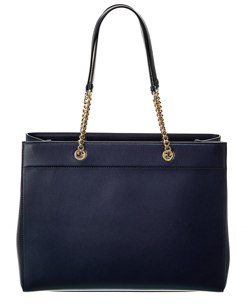 Ferragamo Vara Bow Double Handle Leather Tote