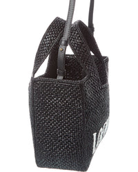Loewe Font Small Raffia Tote