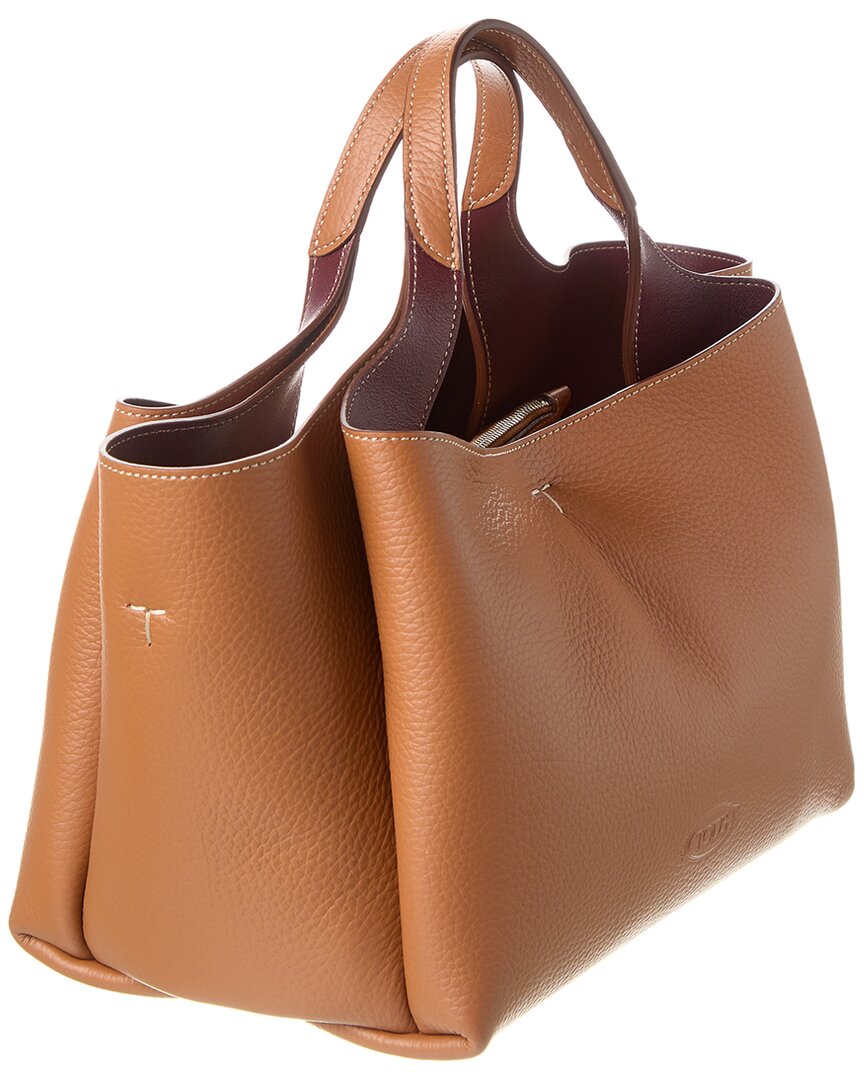 TOD's Tod’S T Timeless Pendant Mini Leather Tote