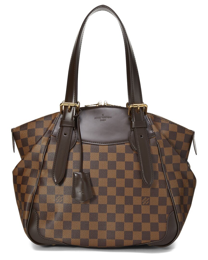 Louis Vuitton Pre-Owned Louis Vuitton Brown Damier Ebene Coated Canvas Verona Gm (Authentic Pre-Loved)