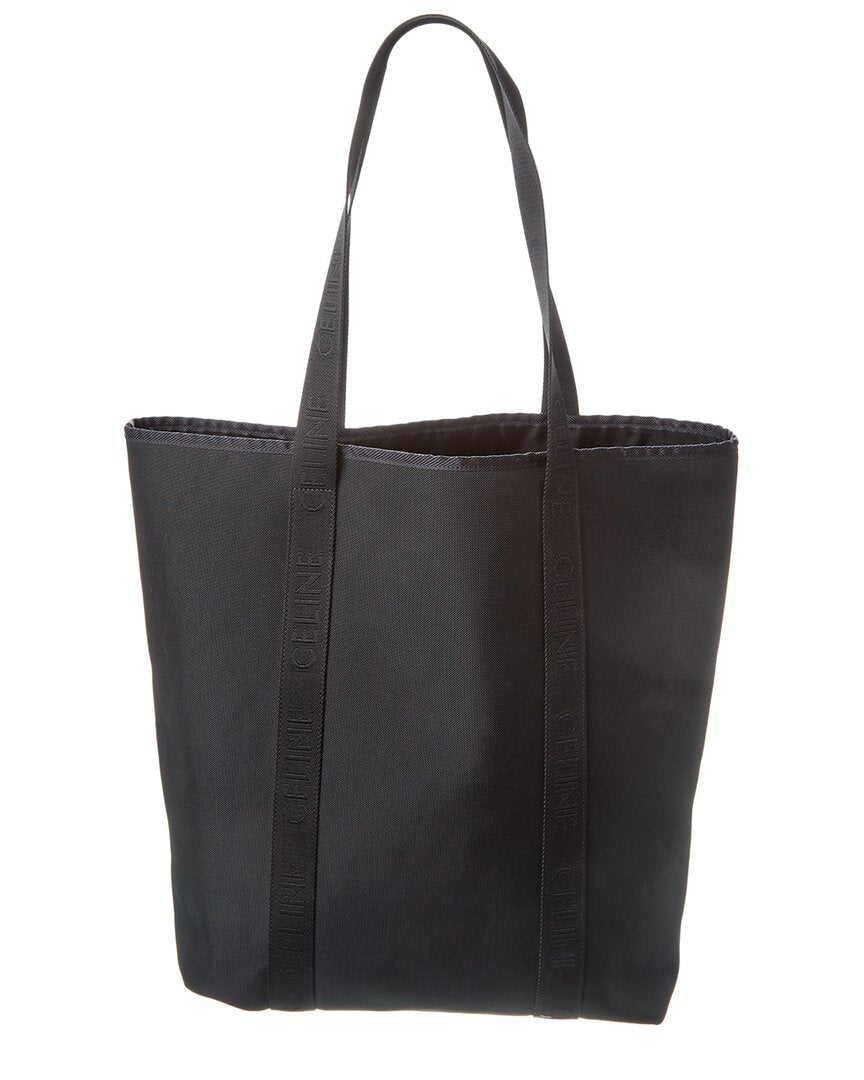 Celine Vertical Cabas Canvas Tote