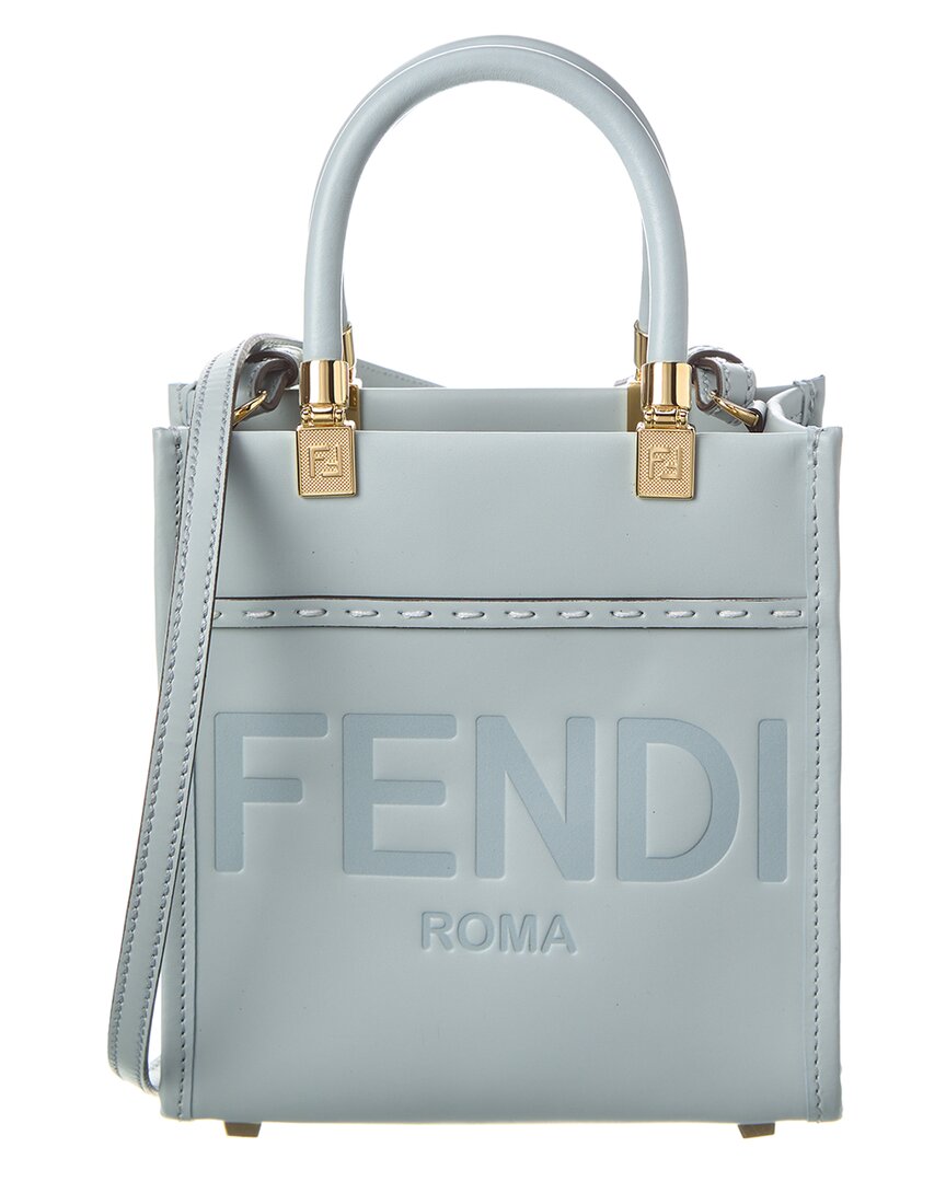 FENDI Fendi Sunshine Mini Leather Tote