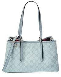 Gucci Gucci Medium Gg Supreme Canvas & Leather Tote