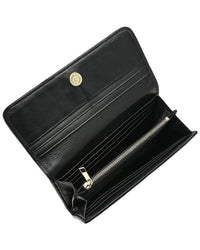 Tiffany & Fred Paris Pleated Leather Wallet