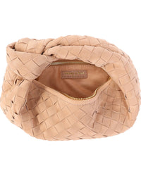Tiffany & Fred Paris Hand-Woven Suede Pouch