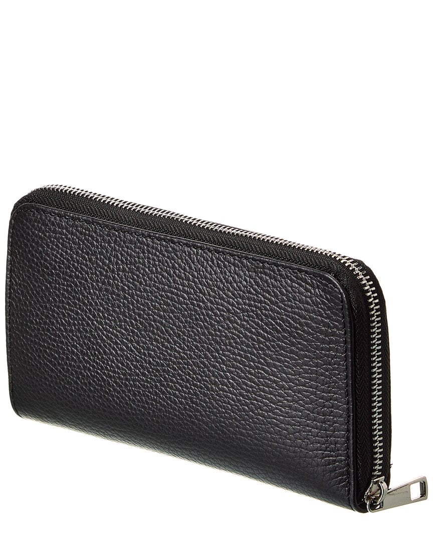 Italian Leather Wallet, Black