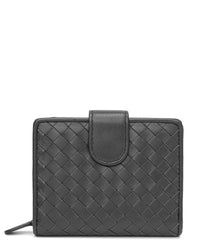 Tiffany & Fred Paris Woven Leather Wallet