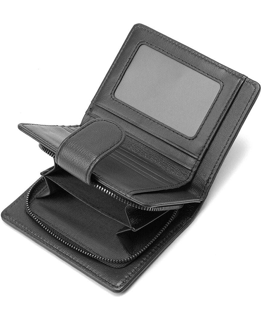 Tiffany & Fred Paris Woven Leather Wallet