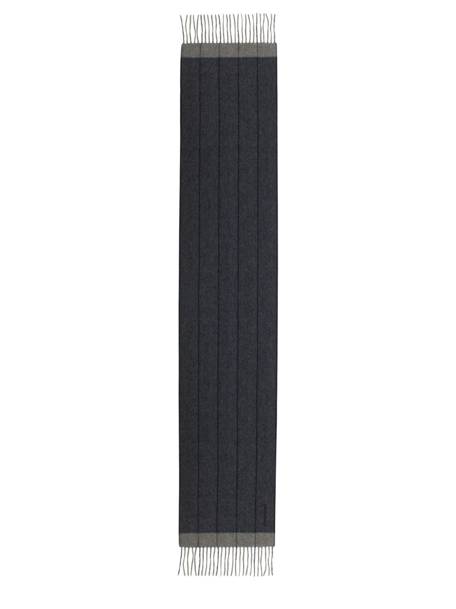 Ferragamo Men Sciarpa In Lana Misto Cashmere