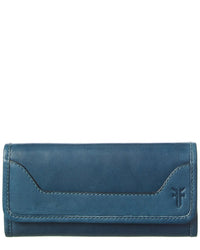 Frye Melissa Leather Wallet ONE SIZE Grey Multi