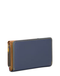 Mywalit Medium Leather Tri-Fold Outer Zip Purse