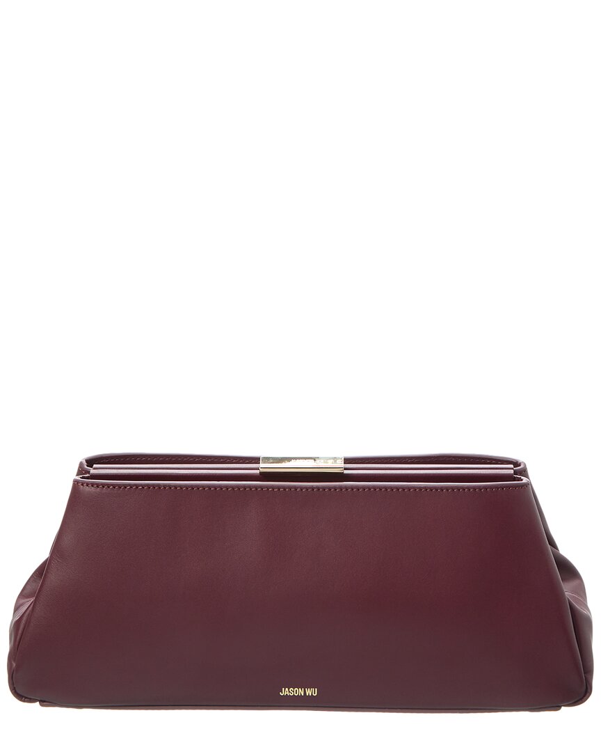 Jason Wu Leather Clutch ONE SIZE Red