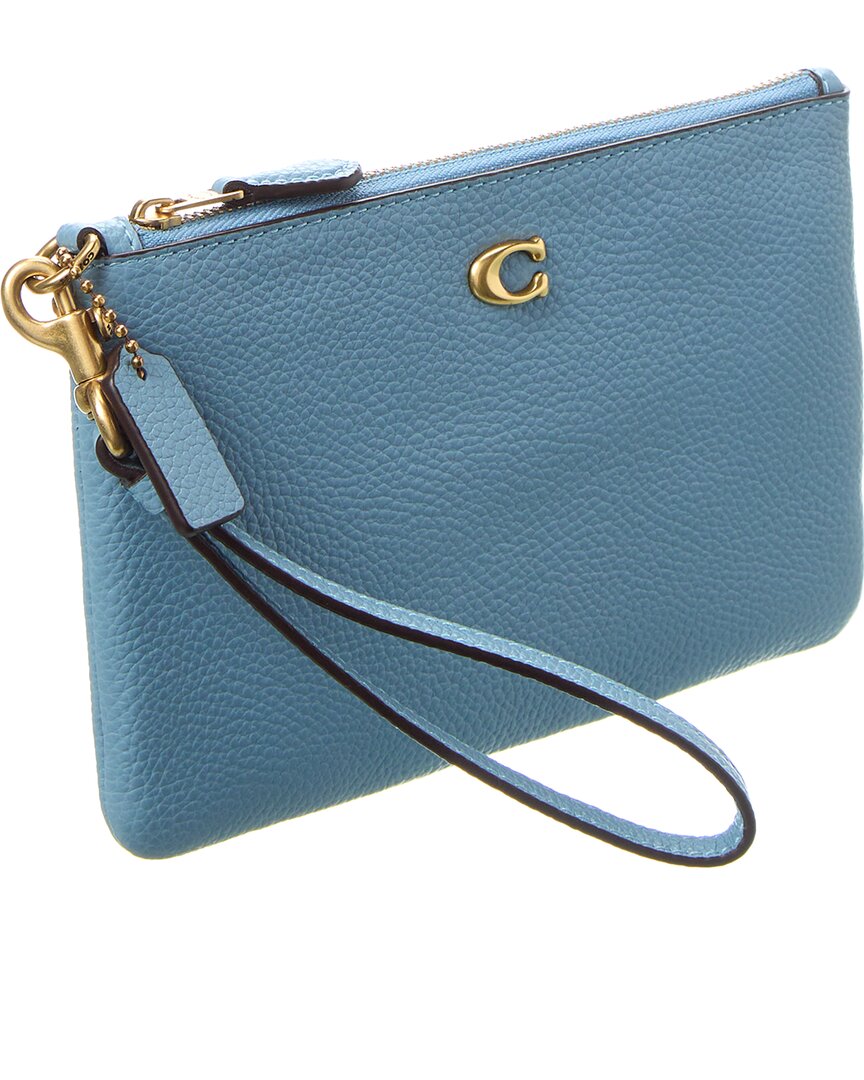 Coach Small Leather Wristlet