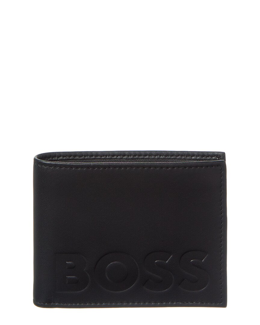 Hugo Boss Laslo Leather Bifold Wallet Black