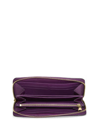 Pre-Owned Louis Vuitton Purple Empreinte Zippy (Authentic Pre-Loved)