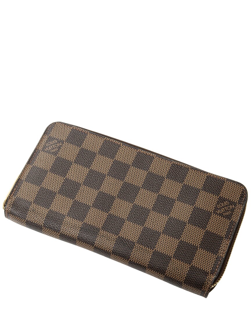 Louis Vuitton Louis Vuitton Brown Damier Ebene Zippy Wallet (Authentic Pre-Loved)