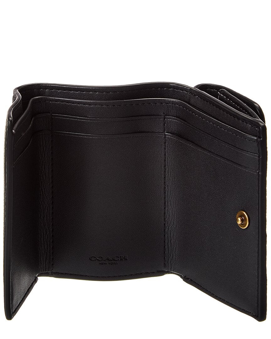 Coach Essential Mini Leather Trifold Wallet