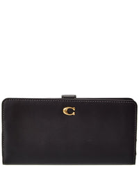 Coach Essential Slim Leather Wallet ONE SIZE Black