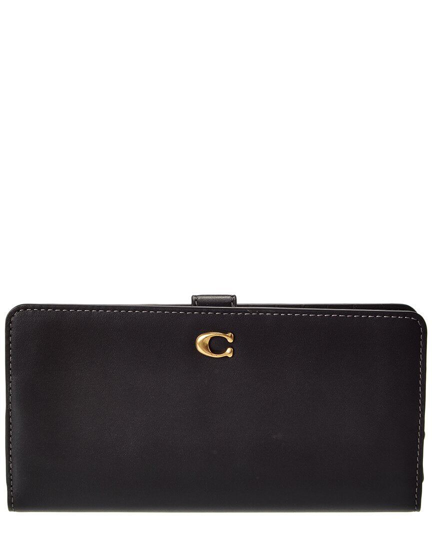 Coach Essential Slim Leather Wallet ONE SIZE Black