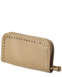 Persaman New York Leona Studded Leather Wallet