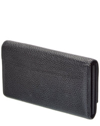 Louis Vuitton Black Lv Taurillon Leather Embellished Capucines Long Wallet