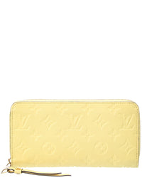 Louis Vuitton Citrine Monogram Empreinte Zippy Wallet (Authentic Pre-Loved)