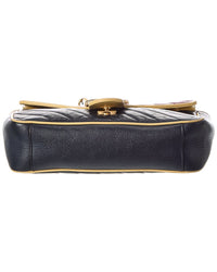 Gucci Multi Calfskin Leather Azalea Diagonal Small Torchon Gg Marmont