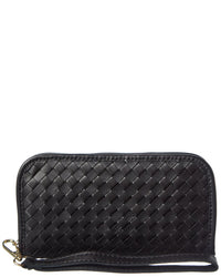 Persaman New York Sabrina Hand Woven Leather Wallet