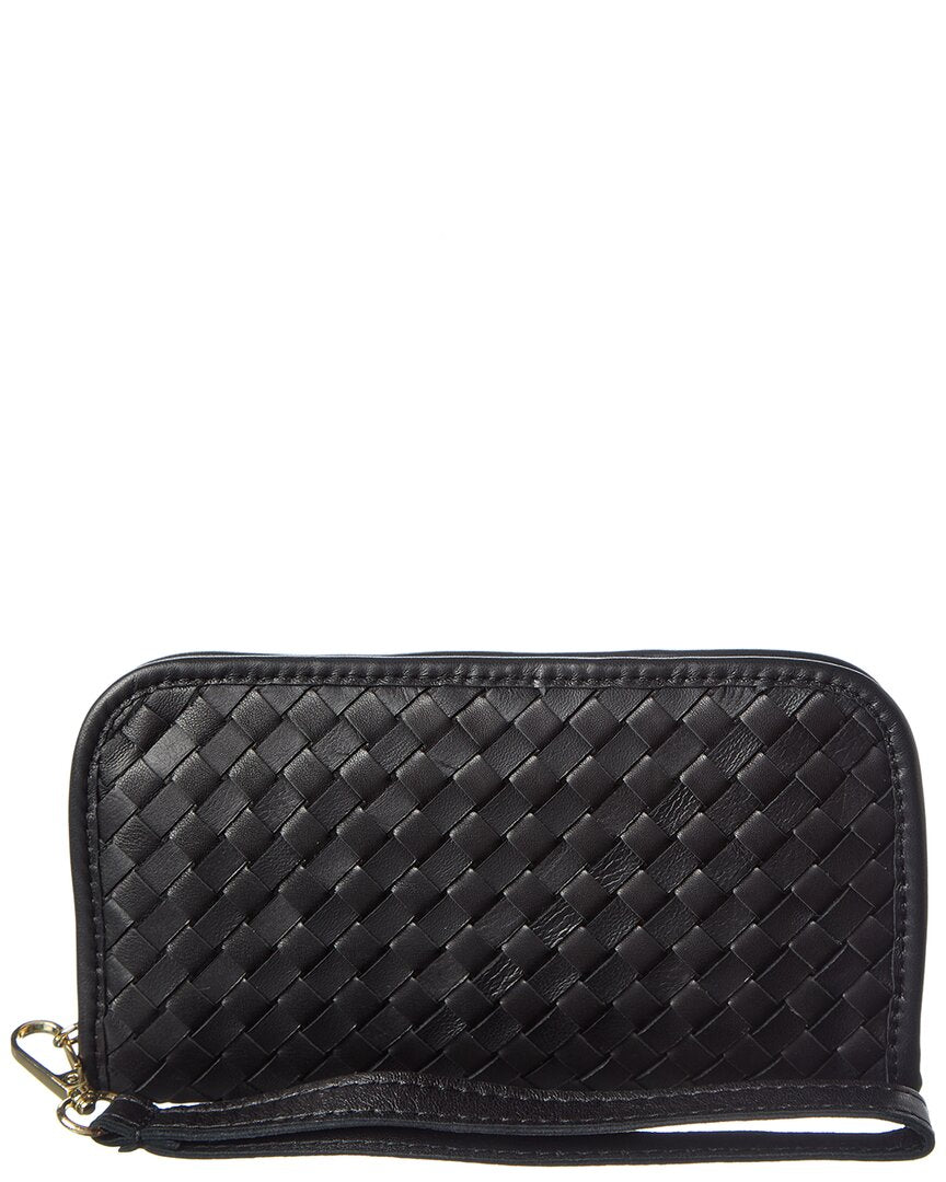 Persaman New York Sabrina Hand Woven Leather Wallet