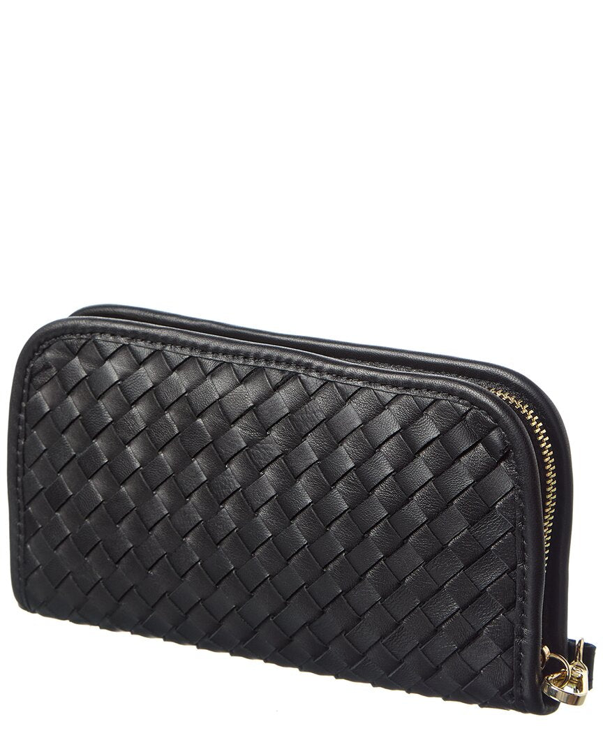 Persaman New York Sabrina Hand Woven Leather Wallet