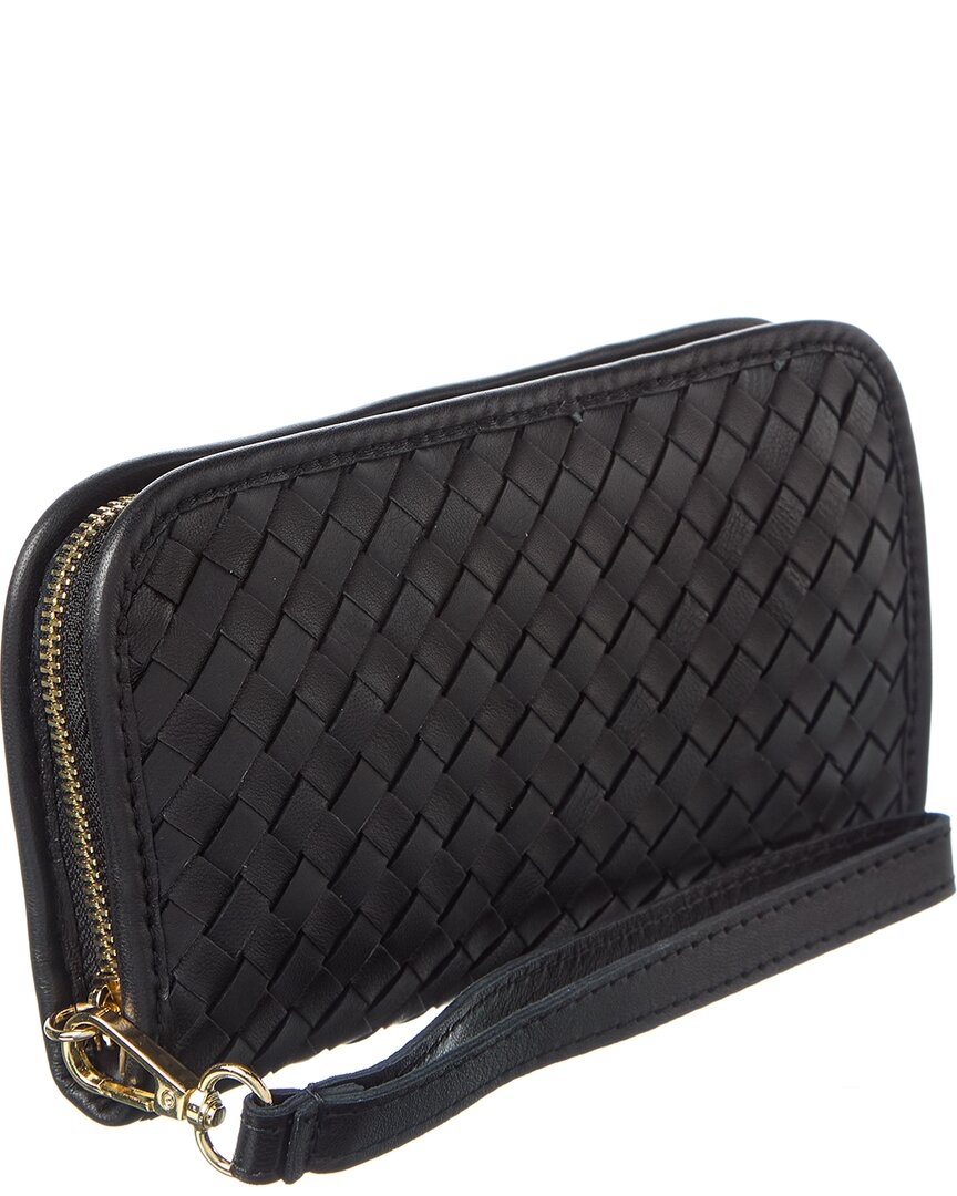 Persaman New York Sabrina Hand Woven Leather Wallet