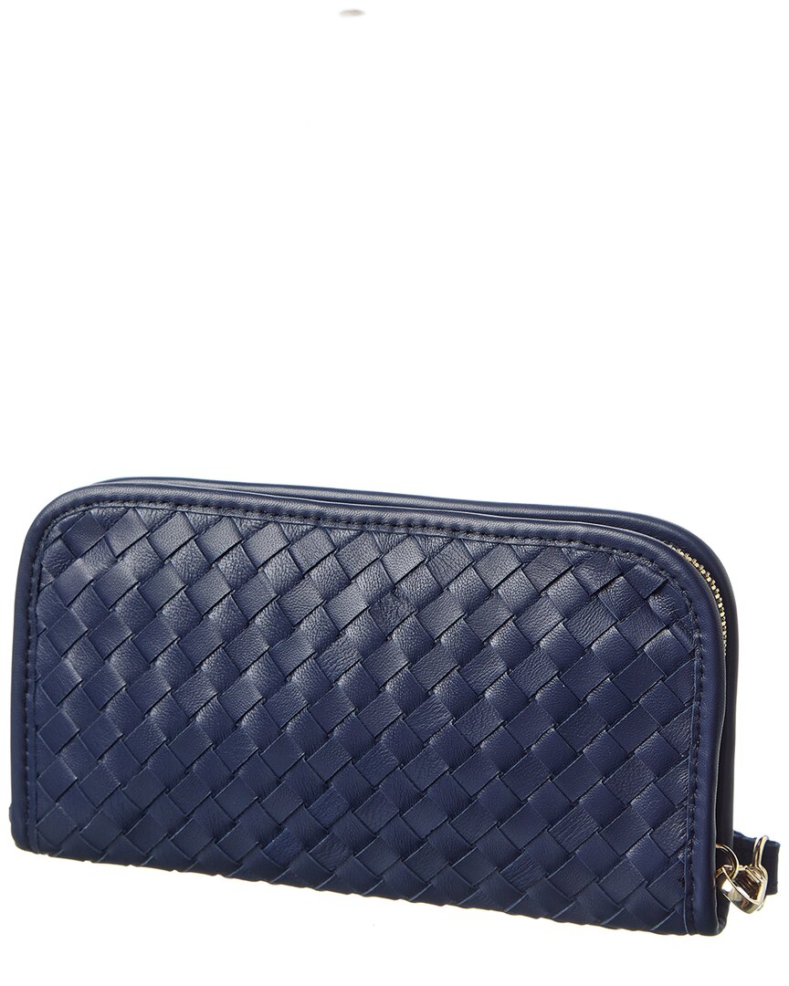 Persaman New York Sabrina Hand Woven Leather Wallet