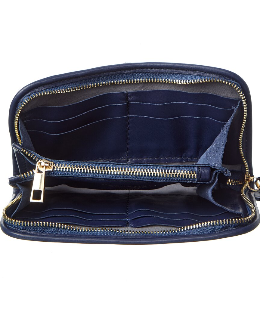 Persaman New York Sabrina Hand Woven Leather Wallet