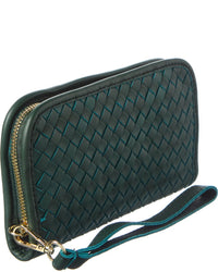 Persaman New York Sabrina Hand Woven Leather Wallet