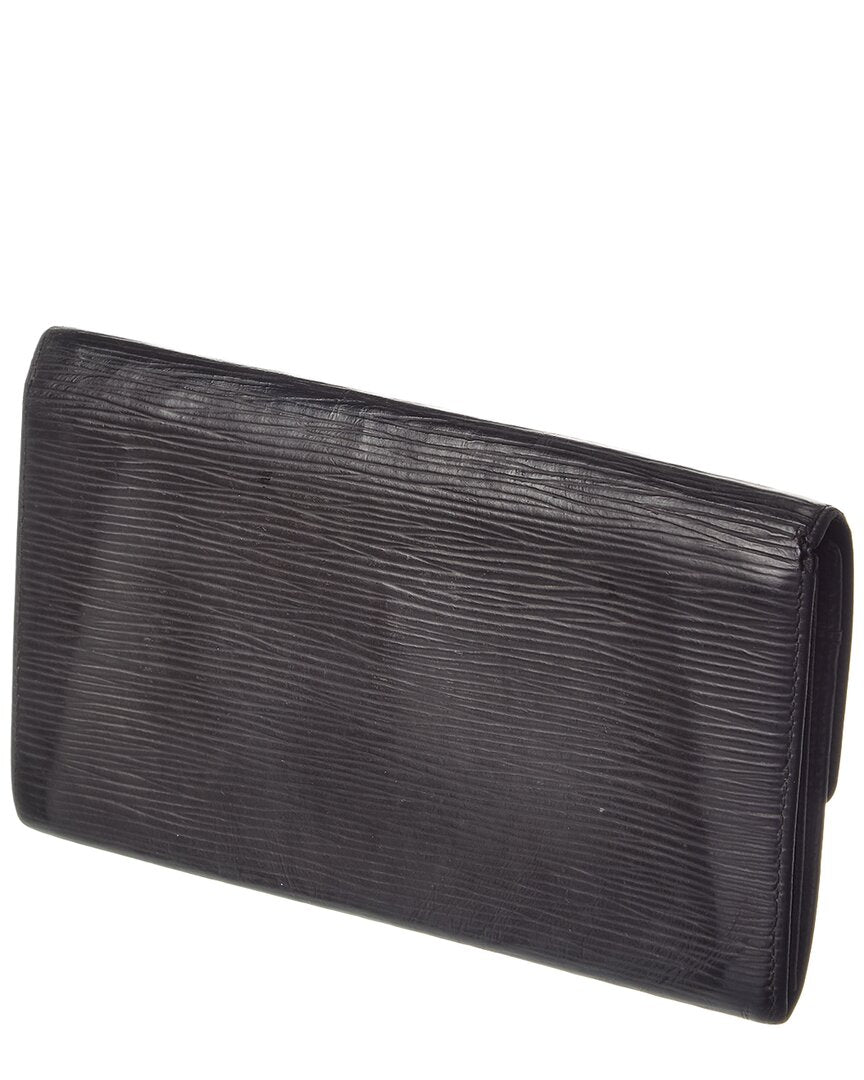 Louis Vuitton Black Epi Leather Sarah Wallet (Authentic Pre-Loved)