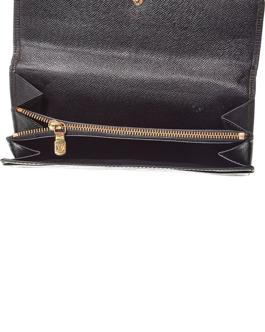 Louis Vuitton Black Epi Leather Sarah Wallet (Authentic Pre-Loved)