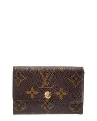 Louis Vuitton Brown Monogram Canvas Porte-Monnaie Coin Purse (Authentic Pre-