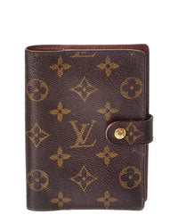 Louis Vuitton Brown Monogram Canvas Ring Agenda (Authentic Pre-Loved)