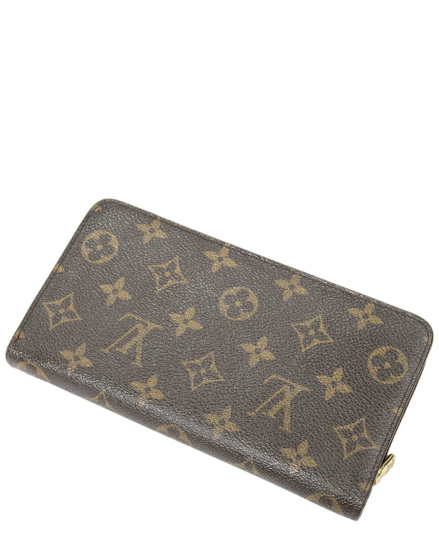 Louis Vuitton Louis Vuitton Brown Monogram Canvas Porte-Monnaie Zip (Authentic Pre-Loved)